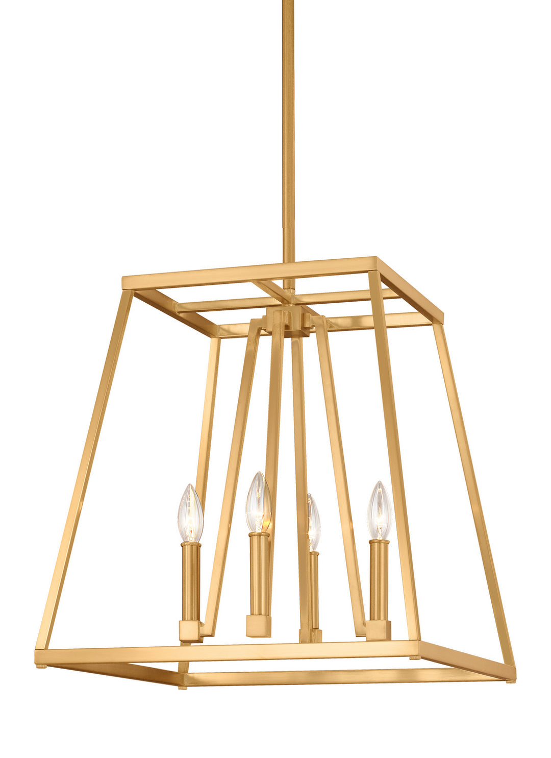 Visual Comfort Studio Conant F3150/4GSB Pendant Light - Gilded Satin Brass