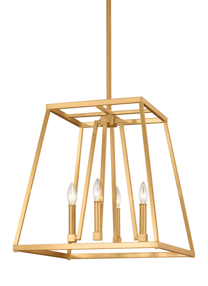 Visual Comfort Studio Conant F3150/4GSB Pendant Light - Gilded Satin Brass