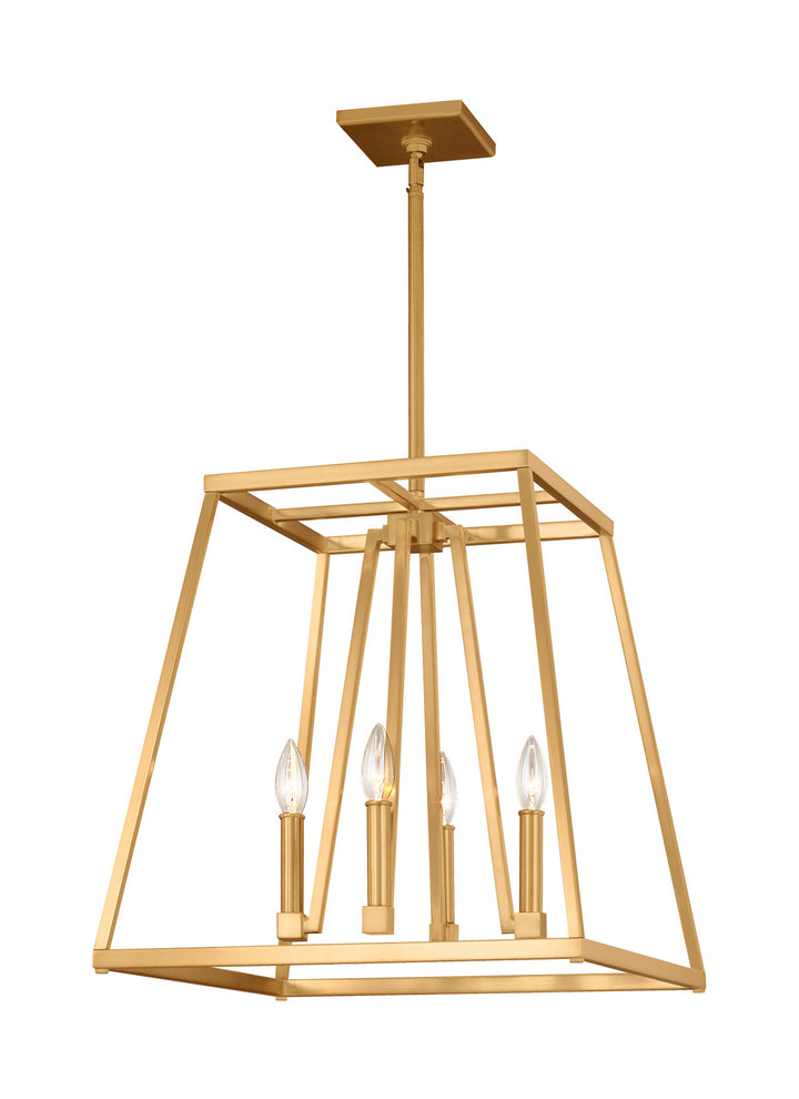 Visual Comfort Studio Conant F3150/4GSB Pendant Light - Gilded Satin Brass