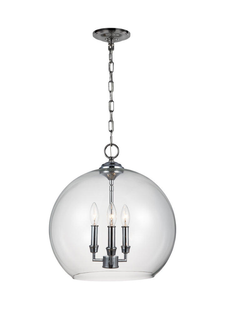 Visual Comfort Studio Lawler F3155/3CH Pendant Light - Chrome