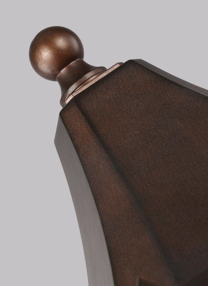 Visual Comfort Studio OL13107PTBZ Oakmont Three Light Outdoor Post Lantern Outdoor Bronze / Dark