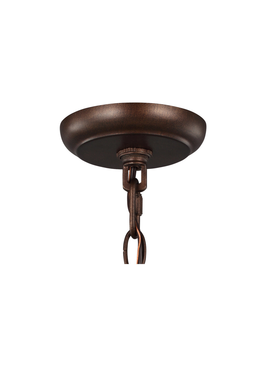 Visual Comfort Studio OL13109PTBZ Oakmont Three Light Outdoor Pendant Outdoor Bronze / Dark