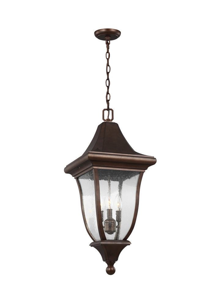 Visual Comfort Studio OL13109PTBZ Oakmont Three Light Outdoor Pendant Outdoor Bronze / Dark
