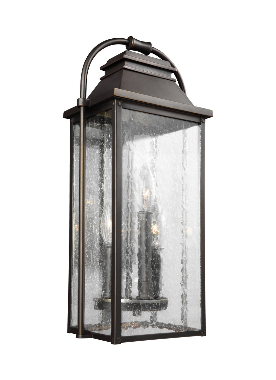 Visual Comfort Studio OL13200ANBZ Wellsworth Three Light Lantern Outdoor Bronze / Dark