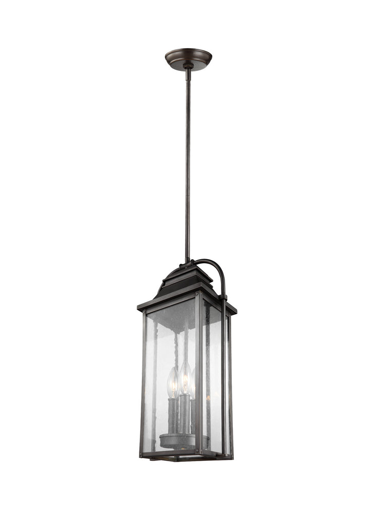 Visual Comfort Studio OL13209ANBZ Wellsworth Three Light Pendant Outdoor Bronze / Dark