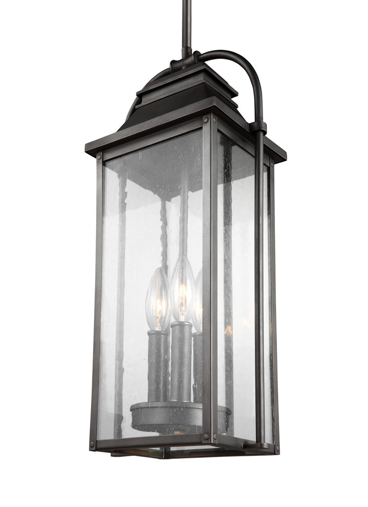 Visual Comfort Studio OL13209ANBZ Wellsworth Three Light Pendant Outdoor Bronze / Dark