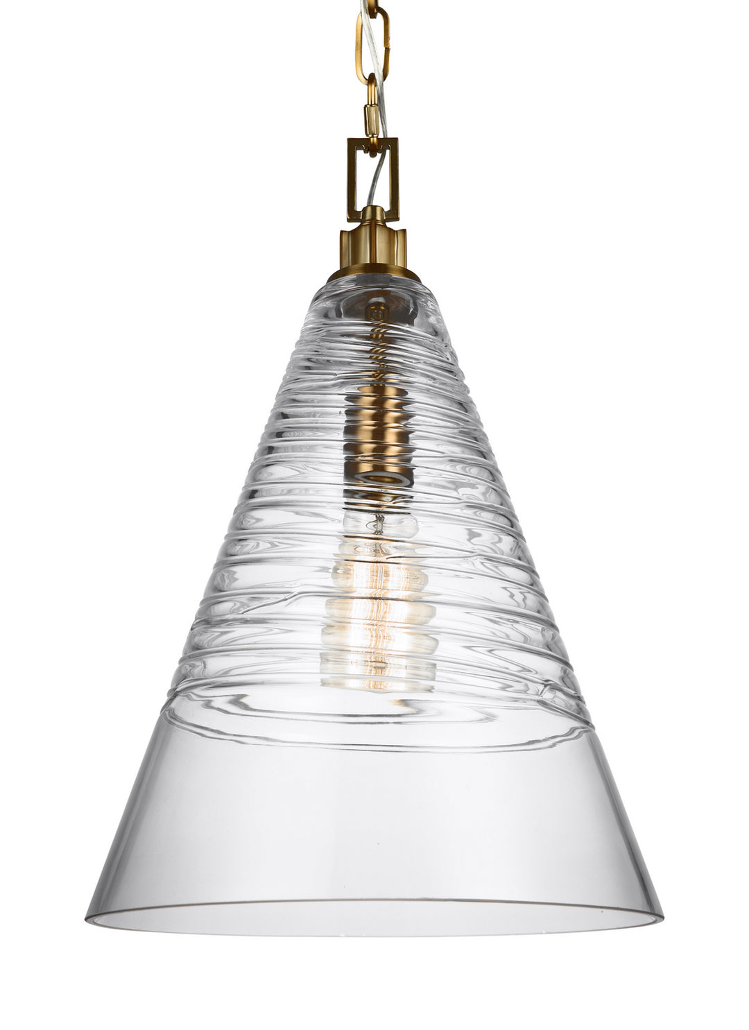 Visual Comfort Studio Elmore P1445BBS Pendant Light - Burnished Brass