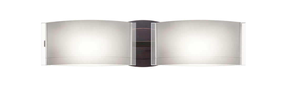 Besa Jodi 2WM-673006-BR Bath Vanity Light 21 in. wide - Bronze