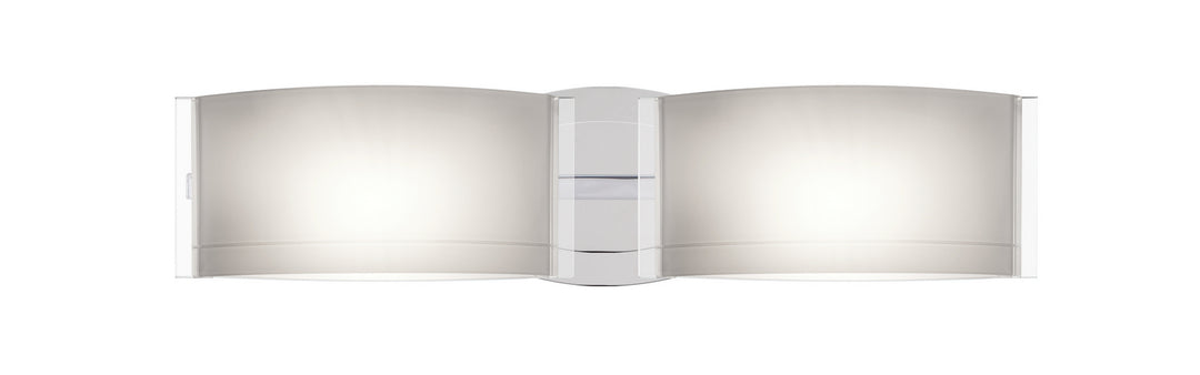 Besa Jodi 2WM-673006-CR Bath Vanity Light 21 in. wide - Chrome
