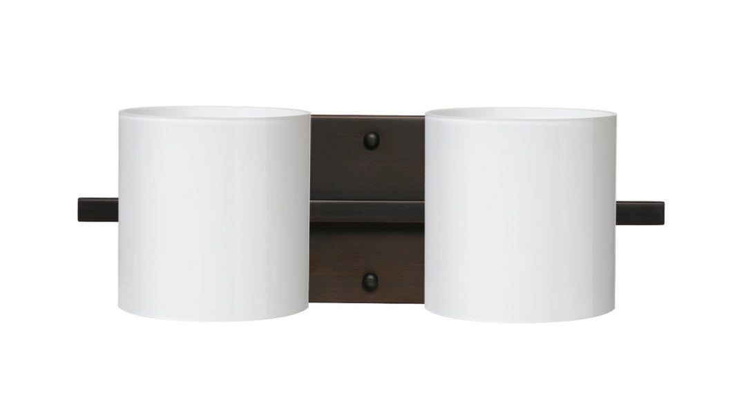 Besa Pogo 2WS-718006-BR Bath Vanity Light 15 in. wide - Bronze