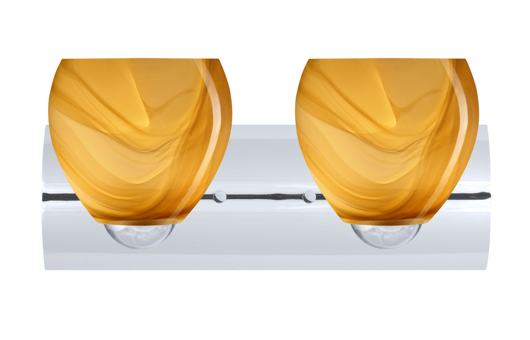 Besa Bolla 2WZ-4122HN-CR Bath Vanity Light 23 in. wide - Chrome
