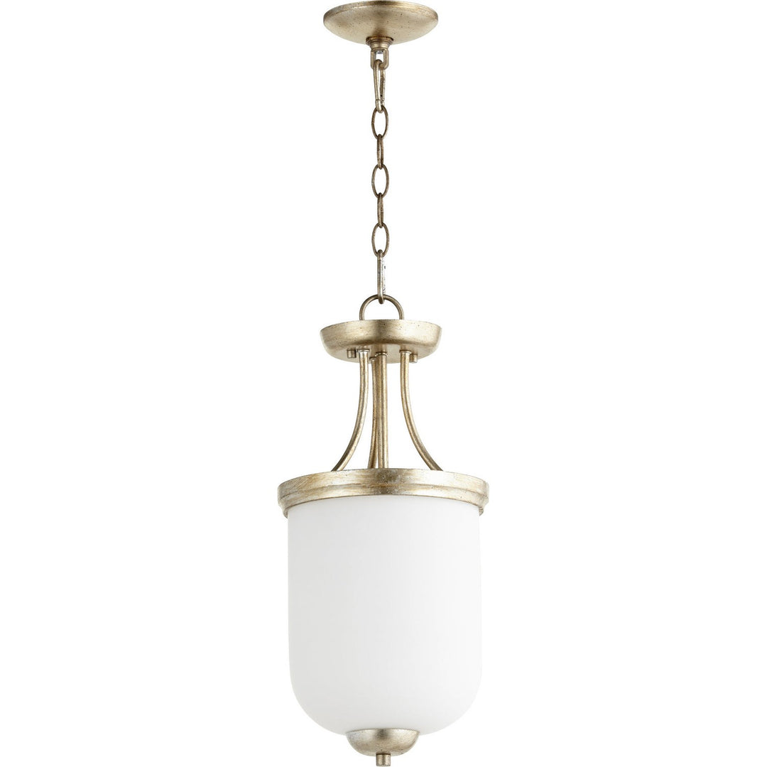 Quorum Enclave 2759-9-60 Pendant Light - Aged Silver Leaf