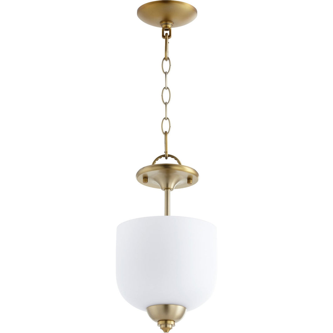 Quorum Richmond 2811-8-80 Pendant Light - Aged Brass