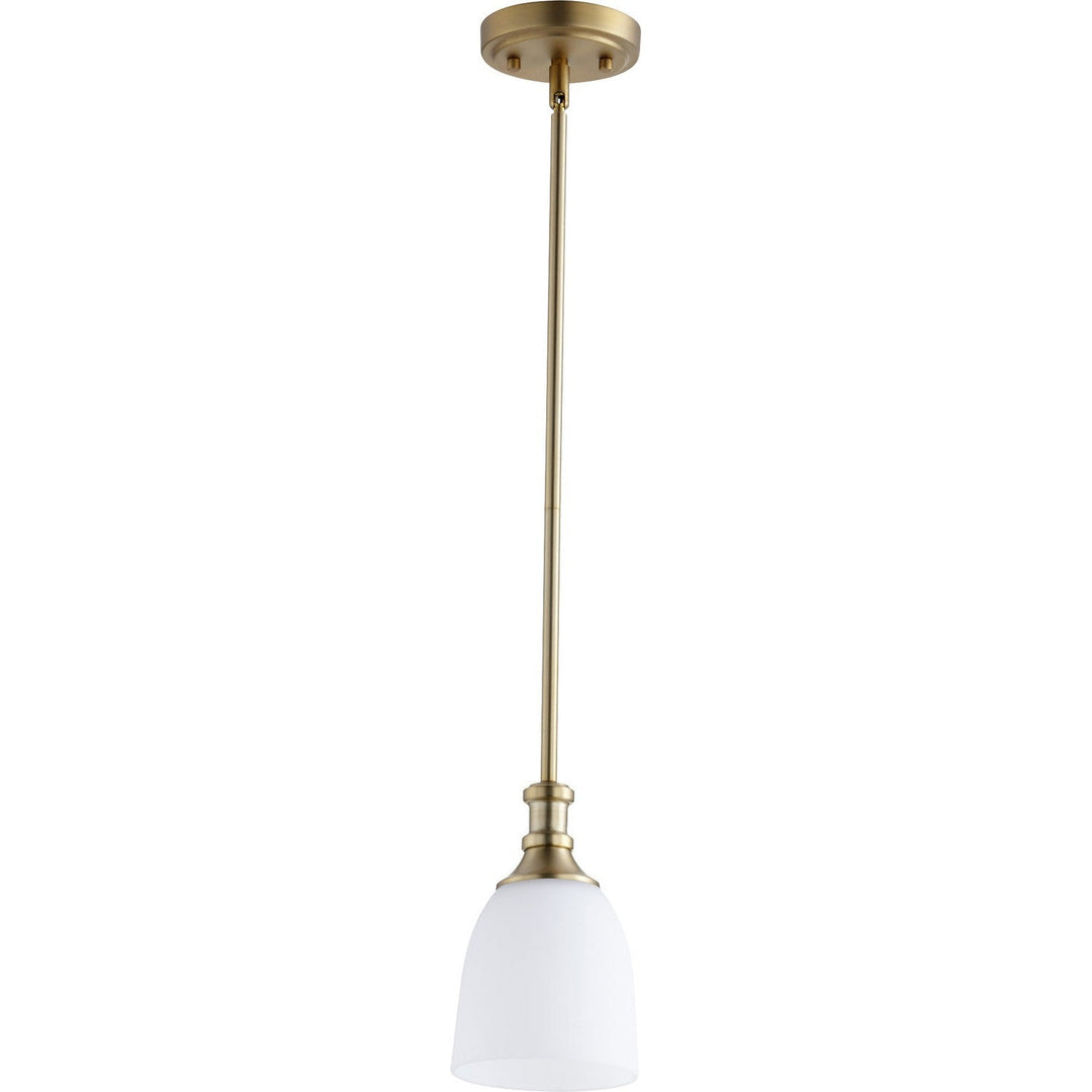 Quorum Richmond 3811-80 Pendant Light - Aged Brass