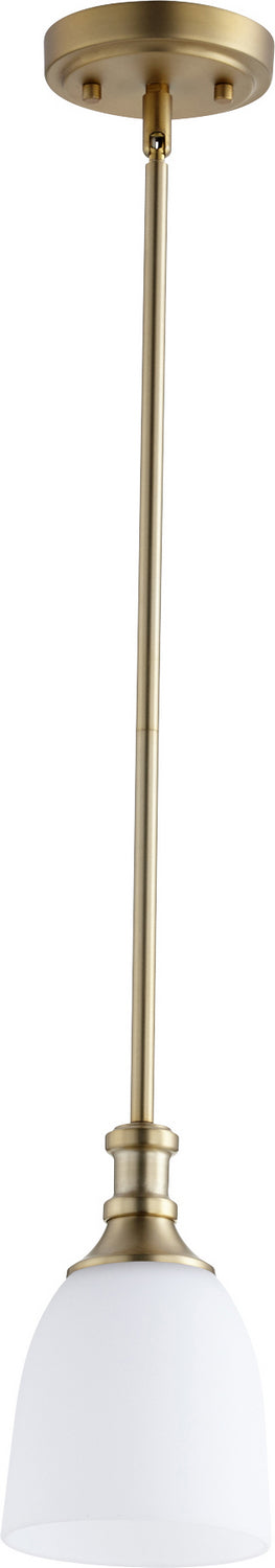 Quorum Richmond 3811-80 Pendant Light - Aged Brass