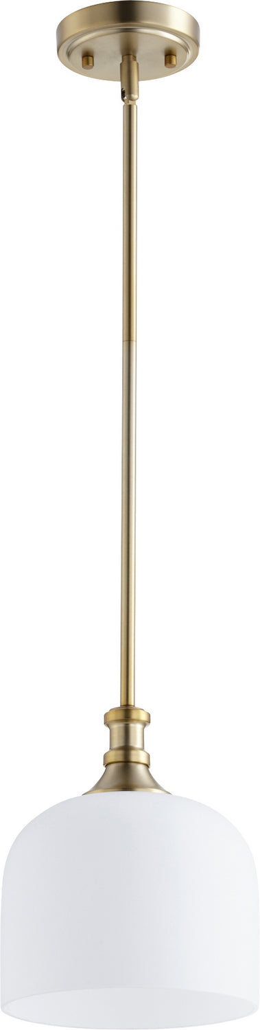 Quorum Richmond 3911-80 Pendant Light - Aged Brass