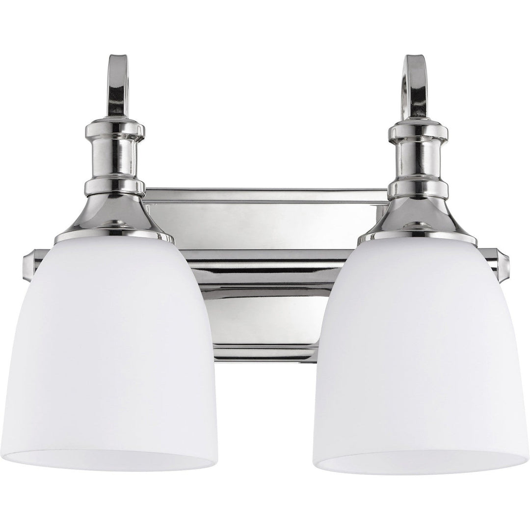 Quorum Richmond 5011-2-62 Bath Vanity Light 13 in. wide - Polished Nickel