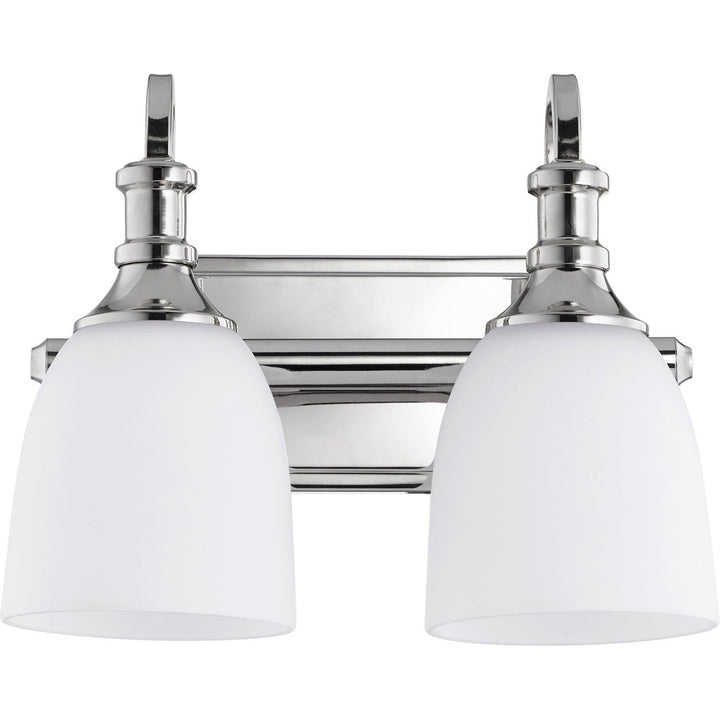 Quorum Richmond 5011-2-62 Bath Vanity Light 13 in. wide - Polished Nickel