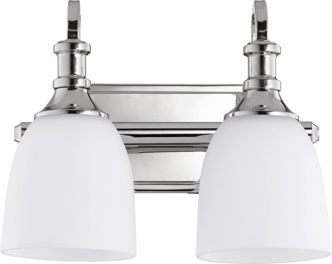 Quorum Richmond 5011-2-62 Bath Vanity Light 13 in. wide - Polished Nickel