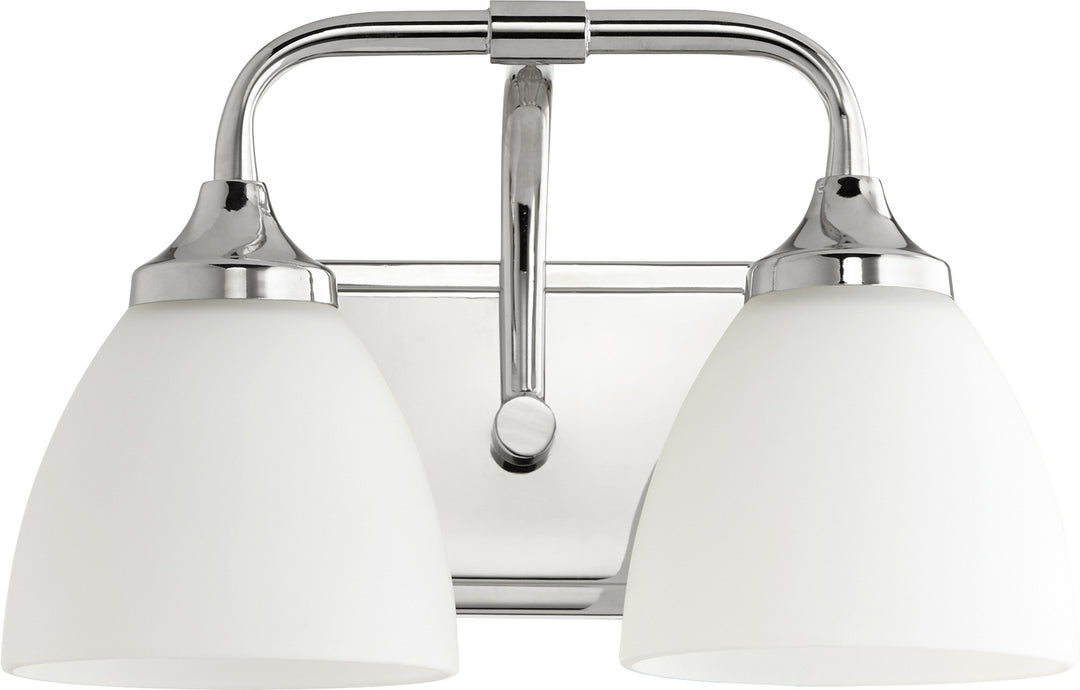 Quorum Enclave 5059-2-62 Bath Vanity Light 13 in. wide - Polished Nickel