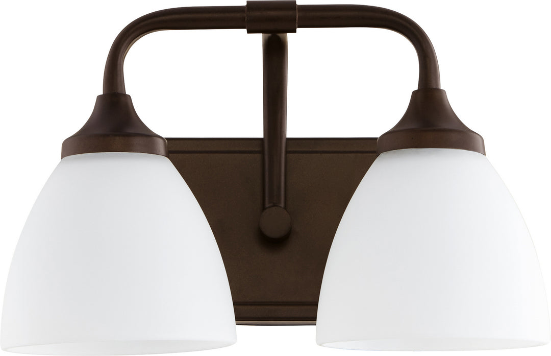 Quorum Enclave 5059-2-86 Bath Vanity Light 13 in. wide - Oiled Bronze