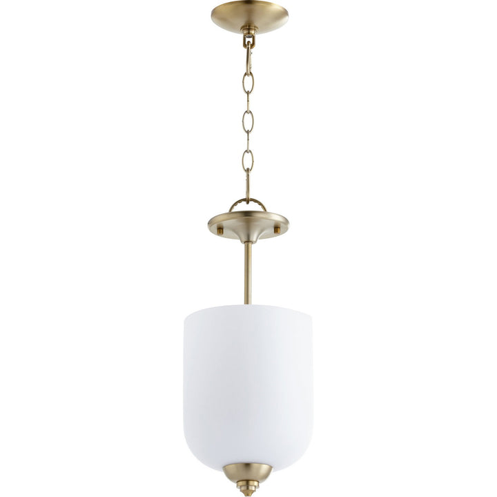 Quorum Richmond 2911-8-80 Pendant Light - Aged Brass