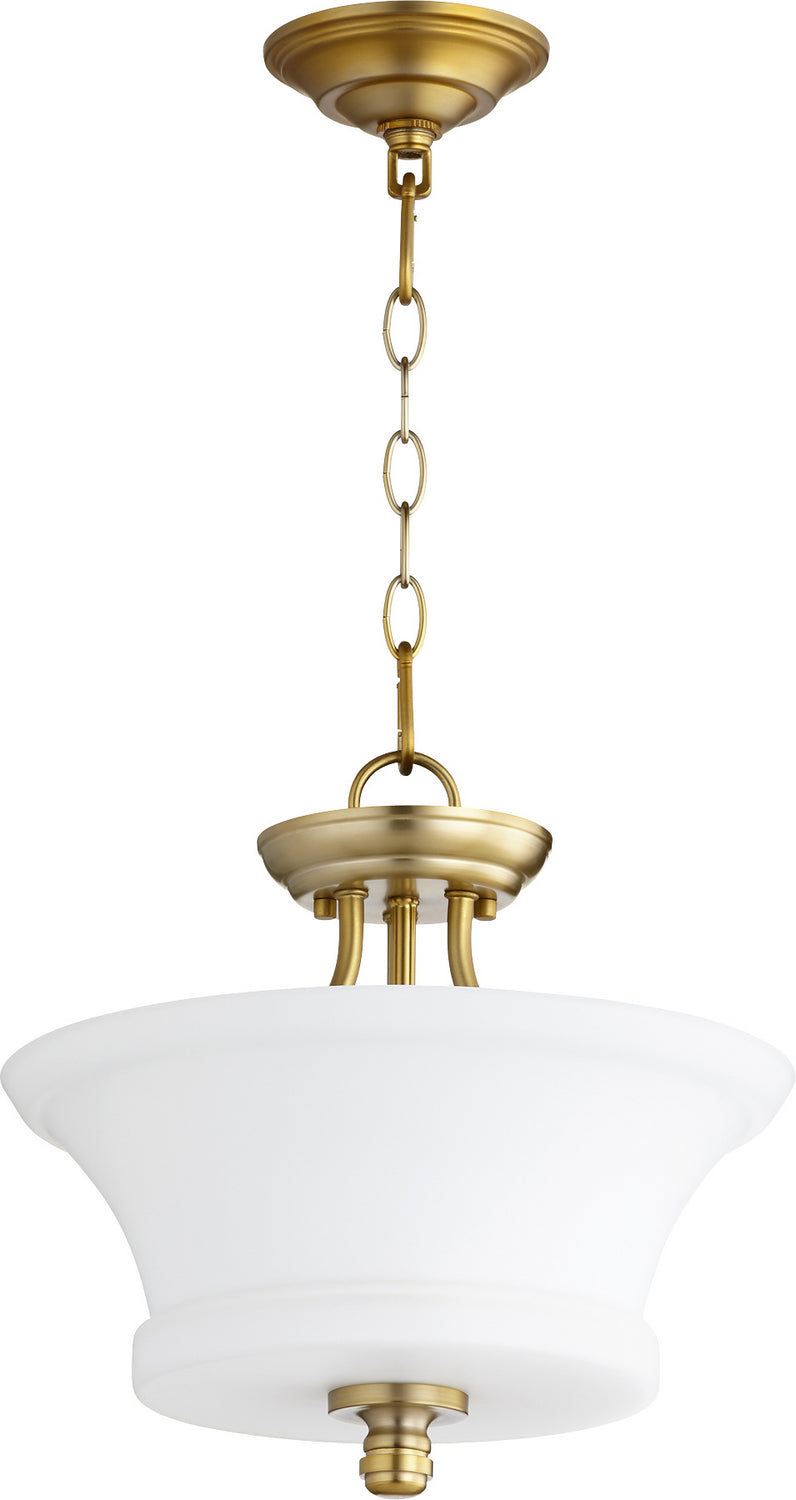 Quorum Rossington 2922-13-80 Pendant Light - Aged Brass