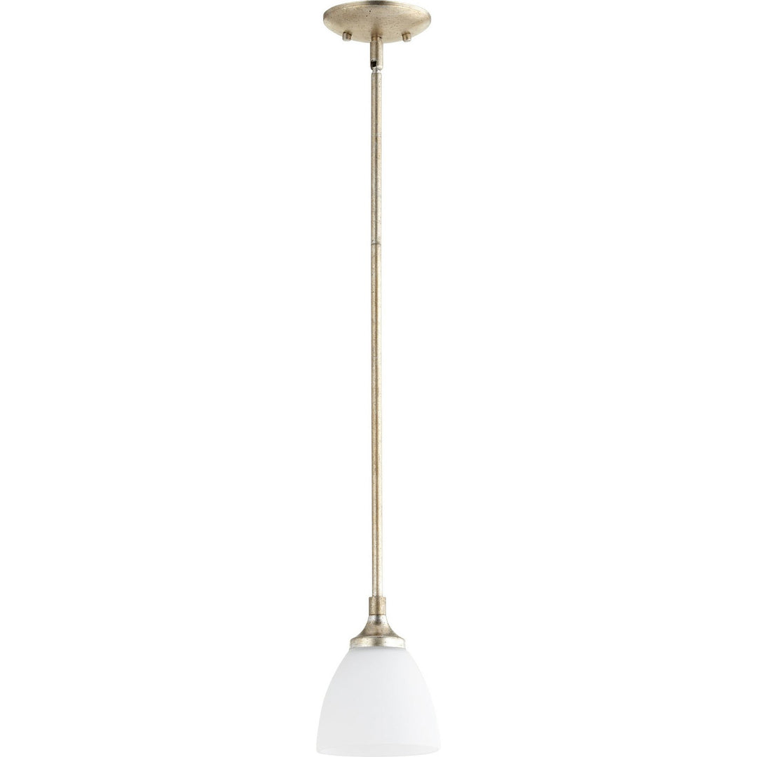 Quorum Enclave 3059-60 Pendant Light - Aged Silver Leaf