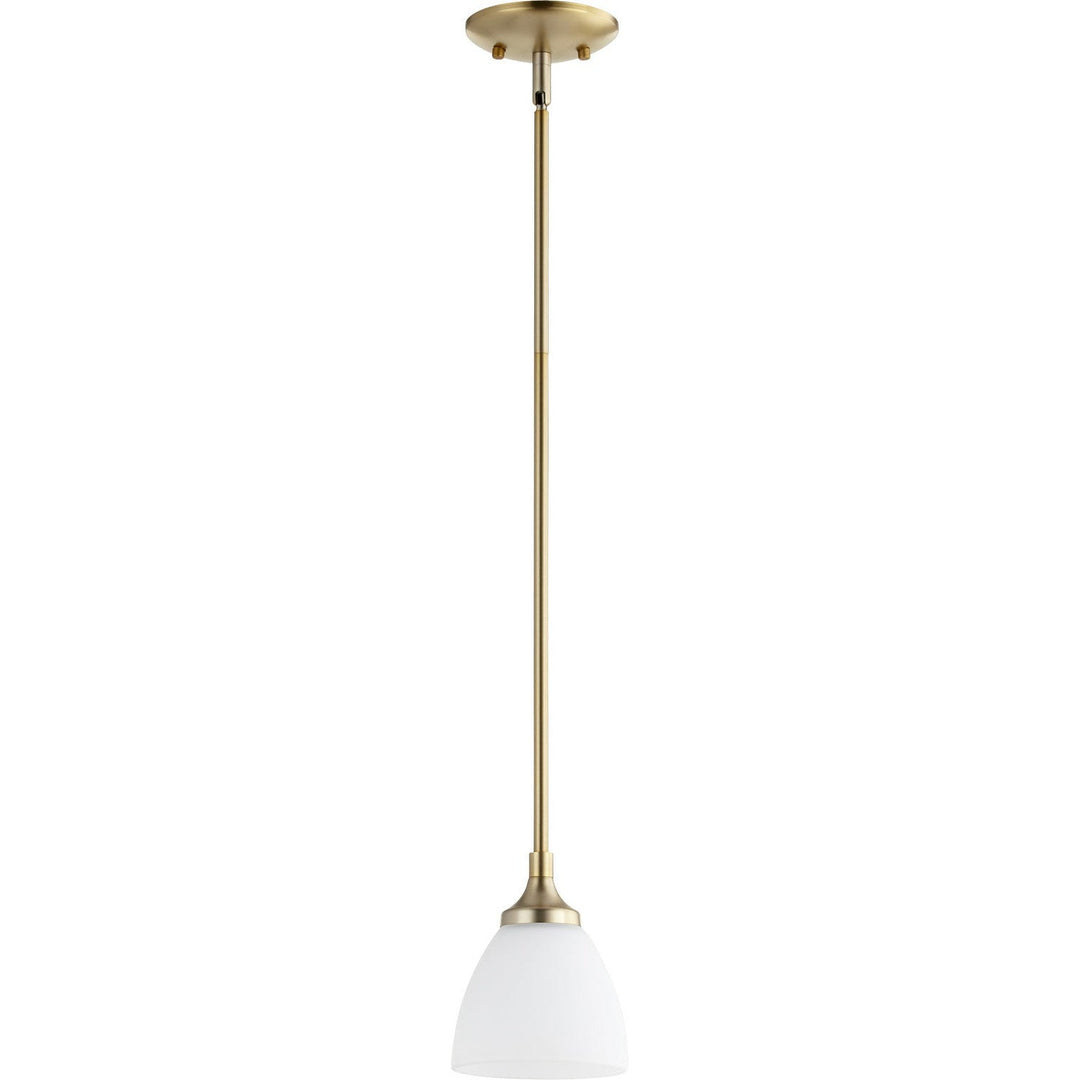 Quorum Enclave 3059-80 Pendant Light - Aged Brass