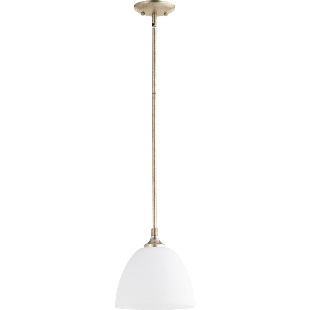 Quorum Enclave 3159-60 Pendant Light - Aged Silver Leaf