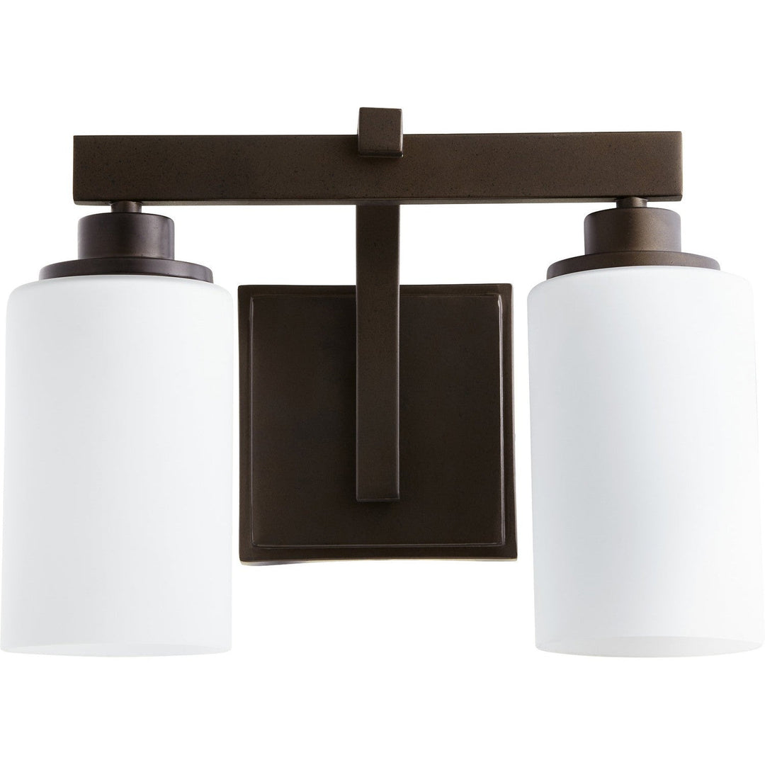 Quorum Lancaster 5207-2-86 Bath Vanity Light 14 in. wide - Oiled Bronze