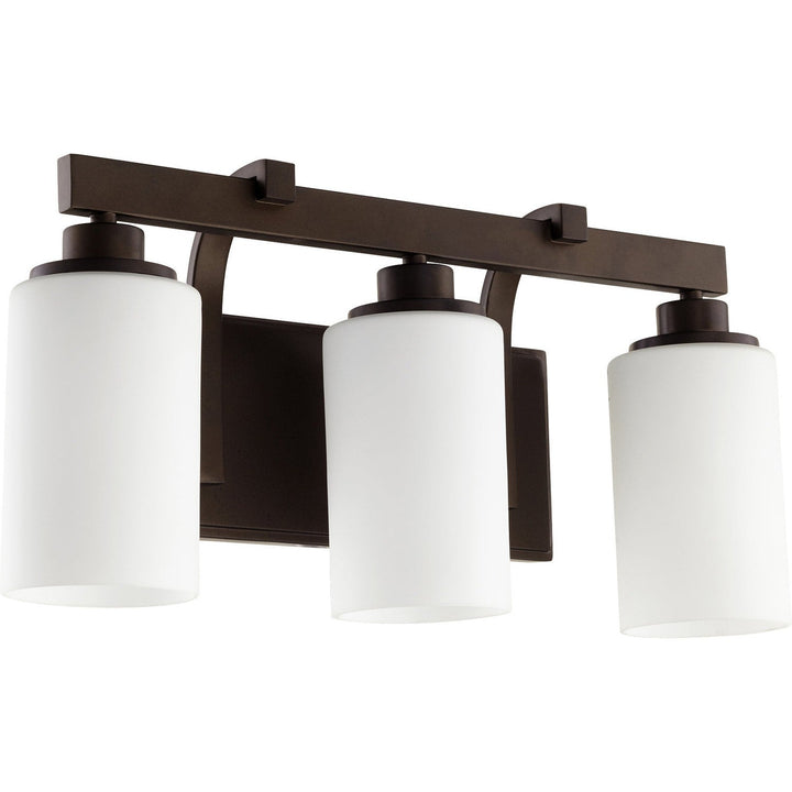 Quorum Lancaster 5207-3-86 Bath Vanity Light 20 in. wide - Oiled Bronze