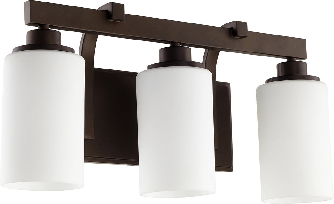 Quorum Lancaster 5207-3-86 Bath Vanity Light 20 in. wide - Oiled Bronze