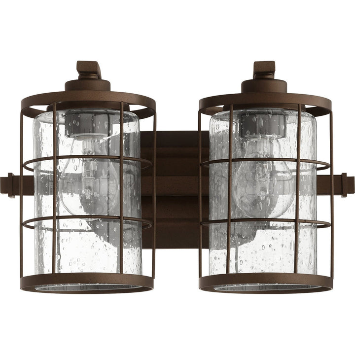 Quorum Ellis 5364-2-86 Bath Vanity Light 14 in. wide - Oiled Bronze