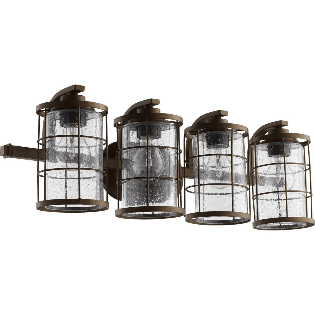 Quorum Ellis 5364-4-86 Bath Vanity Light 27 in. wide - Oiled Bronze