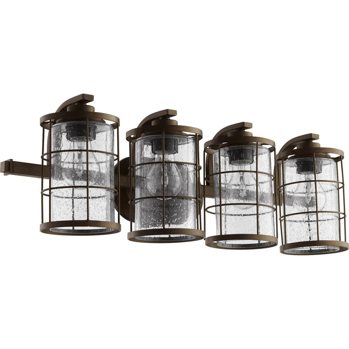 Quorum Ellis 5364-4-86 Bath Vanity Light 27 in. wide - Oiled Bronze