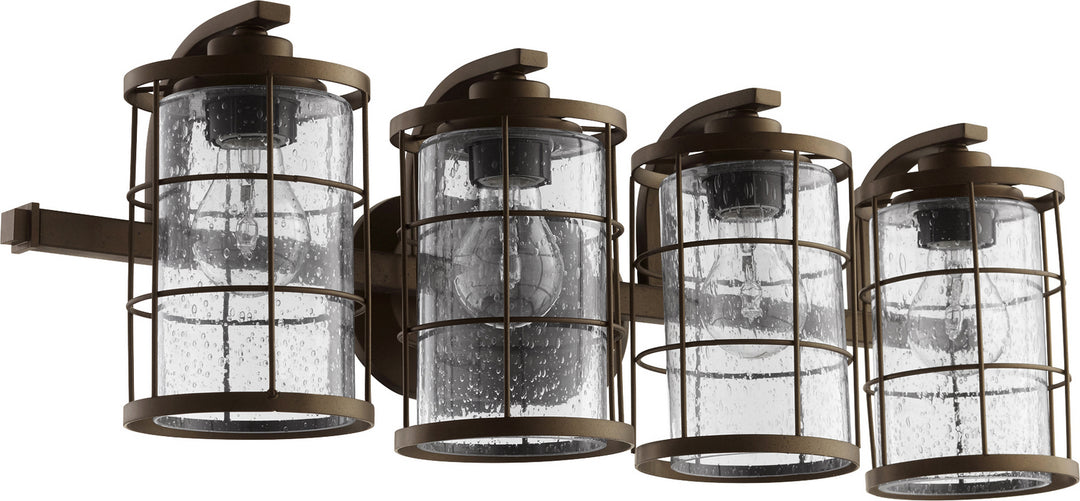 Quorum Ellis 5364-4-86 Bath Vanity Light 27 in. wide - Oiled Bronze