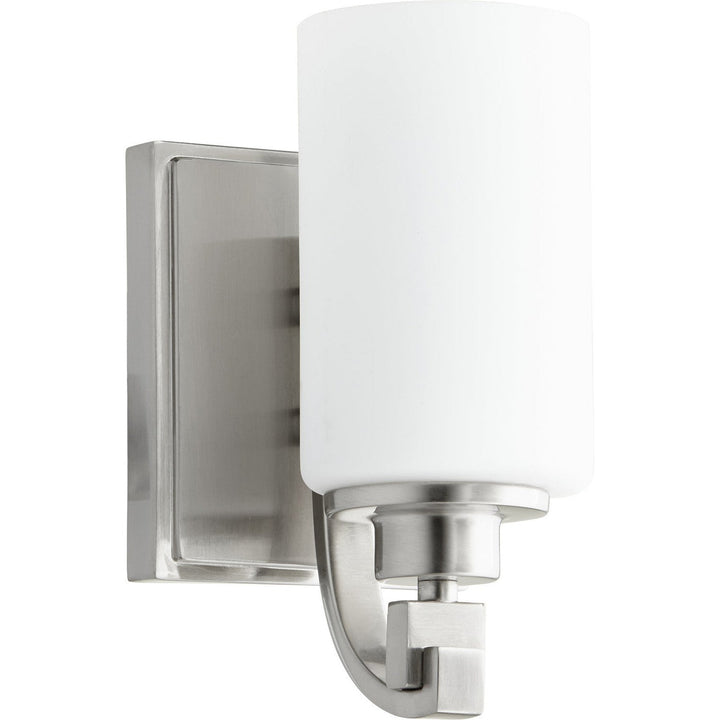 Quorum Lancaster 5407-1-65 Wall Sconce Light - Satin Nickel
