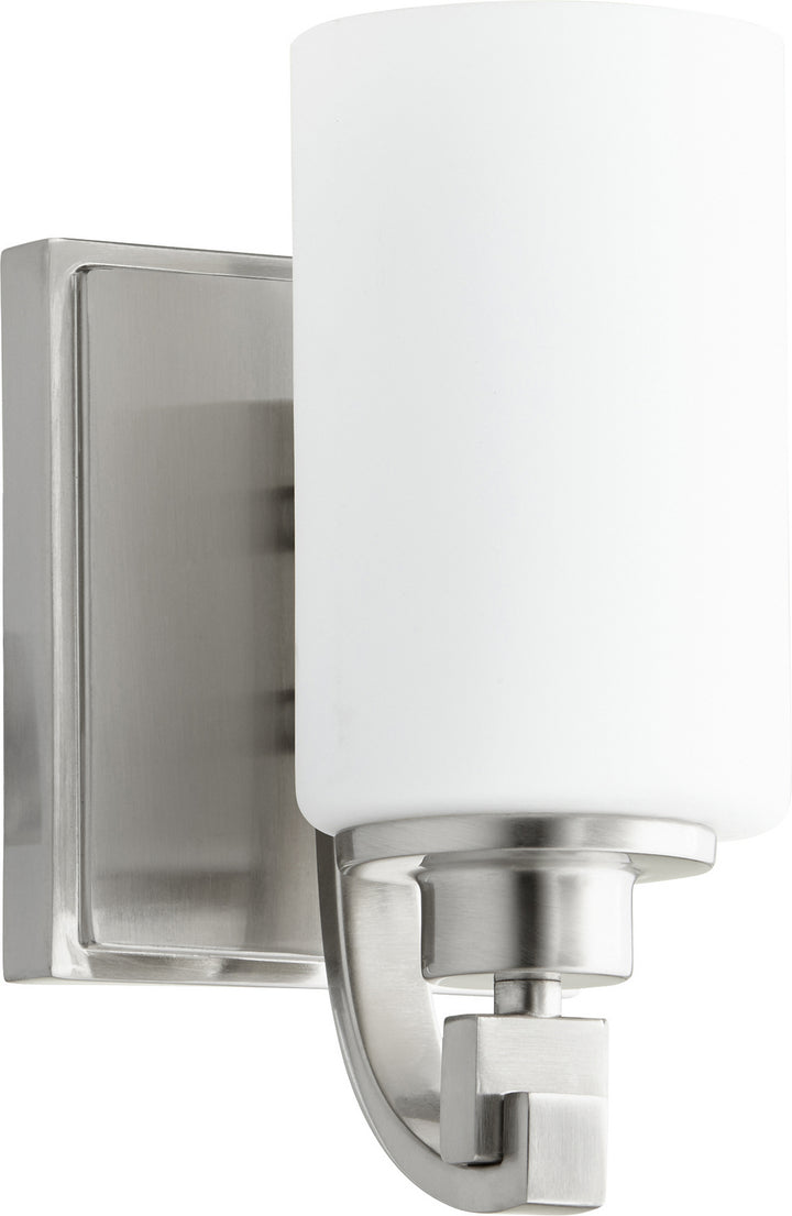 Quorum Lancaster 5407-1-65 Wall Sconce Light - Satin Nickel