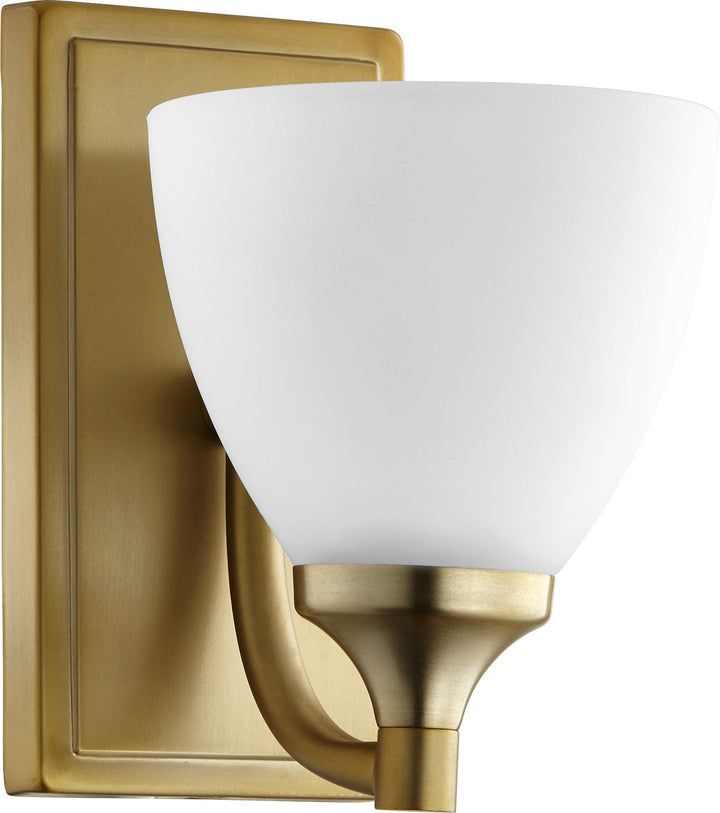 Quorum Enclave 5459-1-80 Wall Sconce Light - Aged Brass