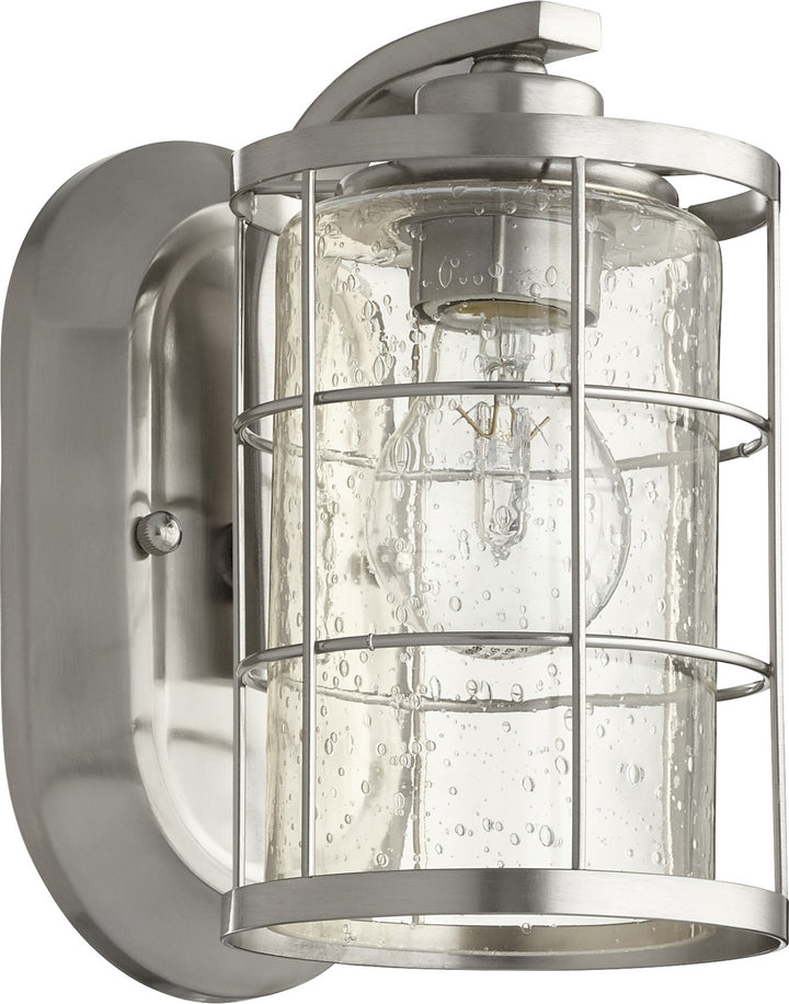 Quorum Ellis 5464-1-65 Wall Sconce Light - Satin Nickel