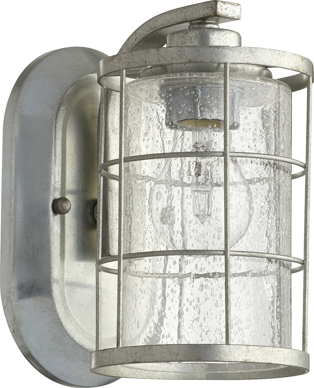 Quorum Ellis 5464-1-7 Wall Sconce Light - Tumbled Steel