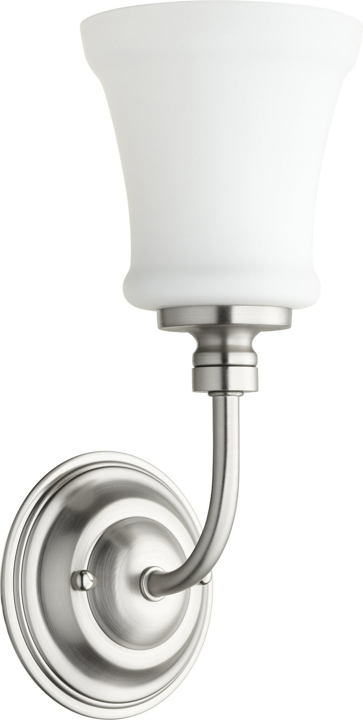 Quorum Rossington 5522-1-65 Wall Sconce Light - Satin Nickel