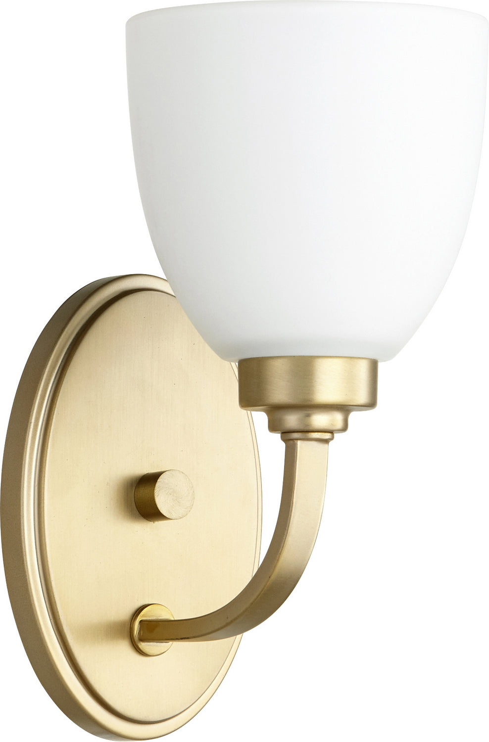 Quorum Reyes 5560-1-180 Wall Sconce Light - Aged Brass