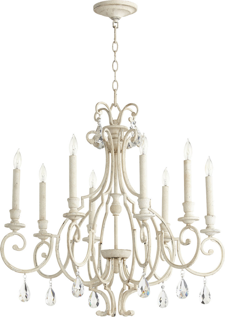 Quorum Ansley 6014-8-70 Chandelier Light - Persian White