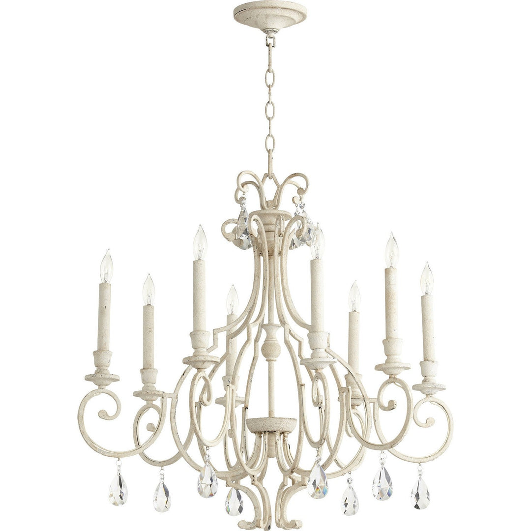 Quorum Ansley 6014-8-70 Chandelier Light - Persian White