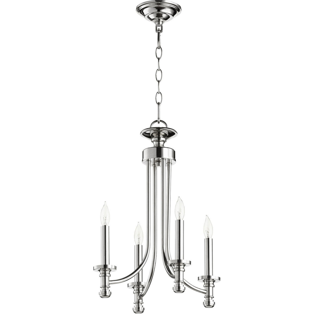 Quorum Rossington 6022-4-62 Chandelier Light - Polished Nickel