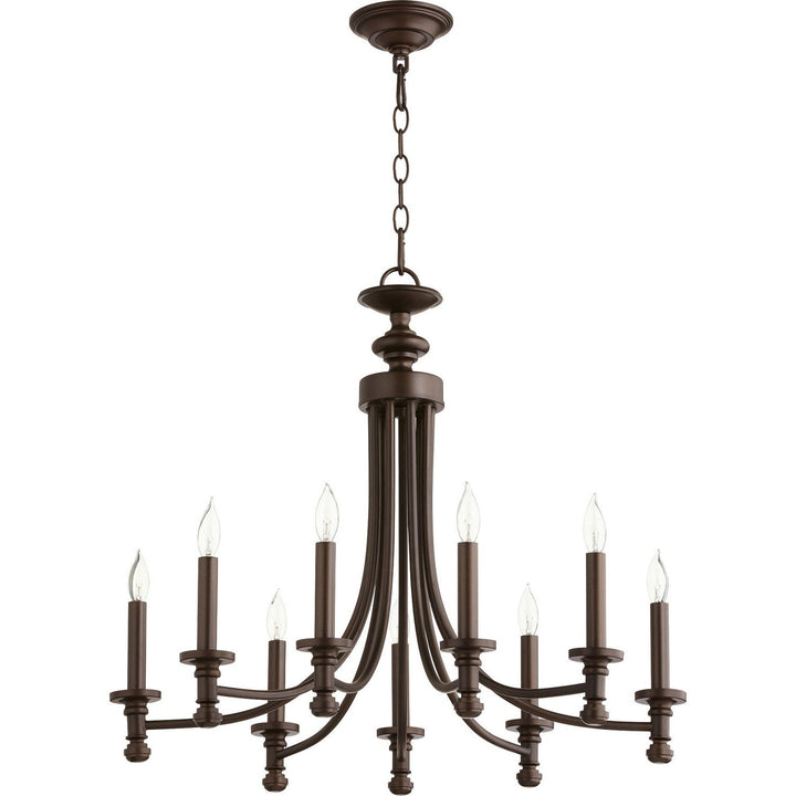 Quorum Rossington 6022-9-86 Chandelier Light - Oiled Bronze