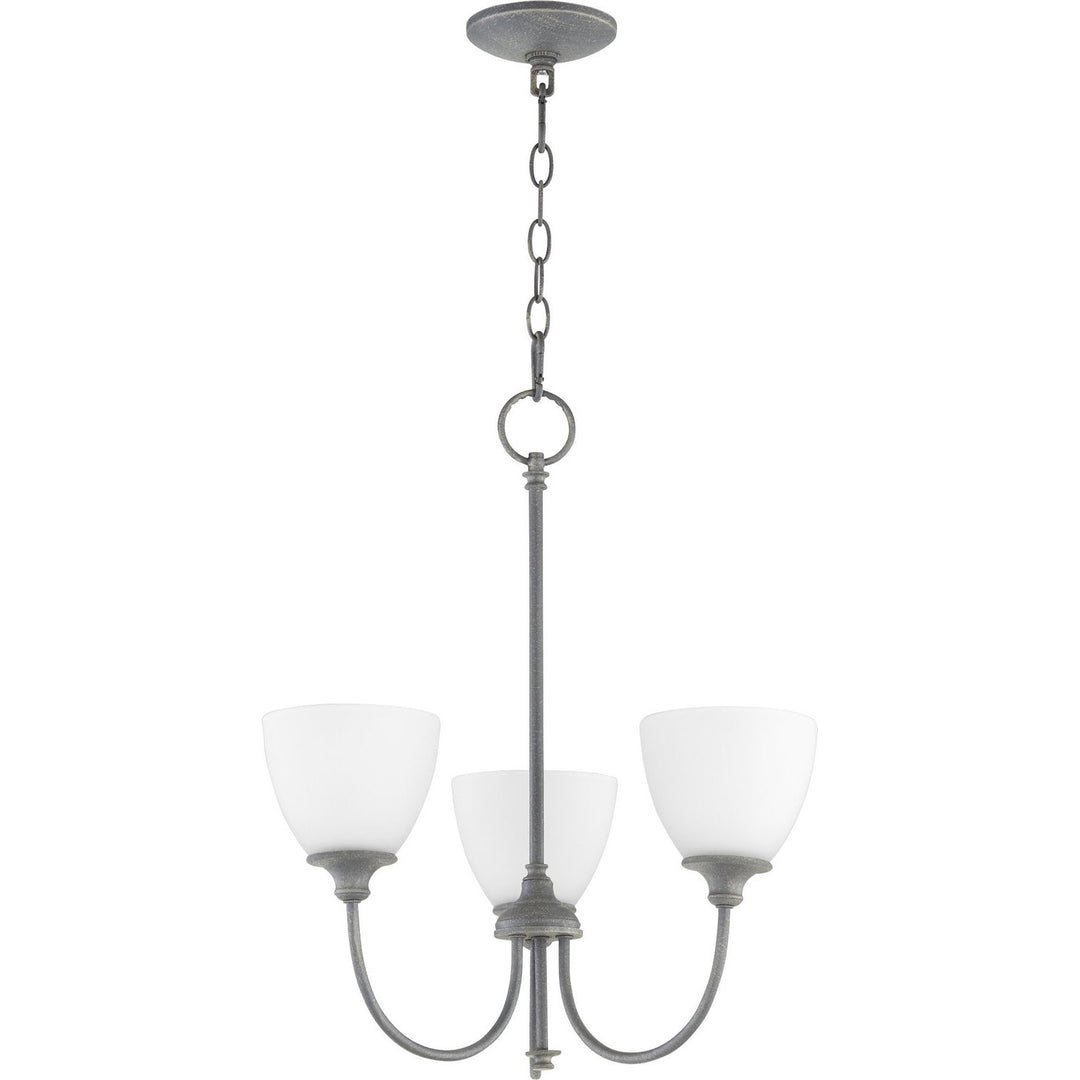 Quorum Celeste 6109-3-17 Chandelier Light - Zinc