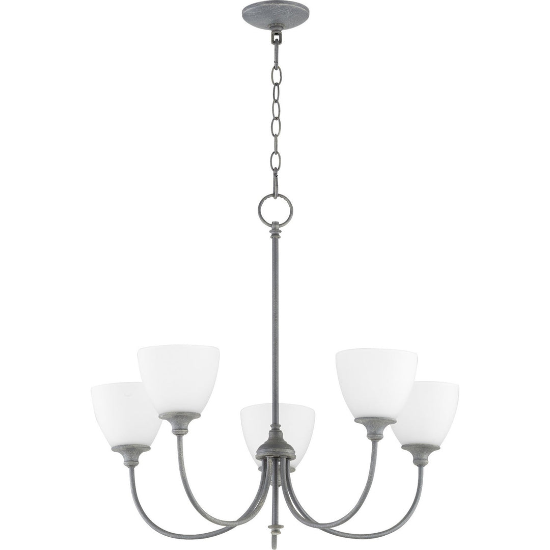 Quorum Celeste 6109-5-17 Chandelier Light - Zinc